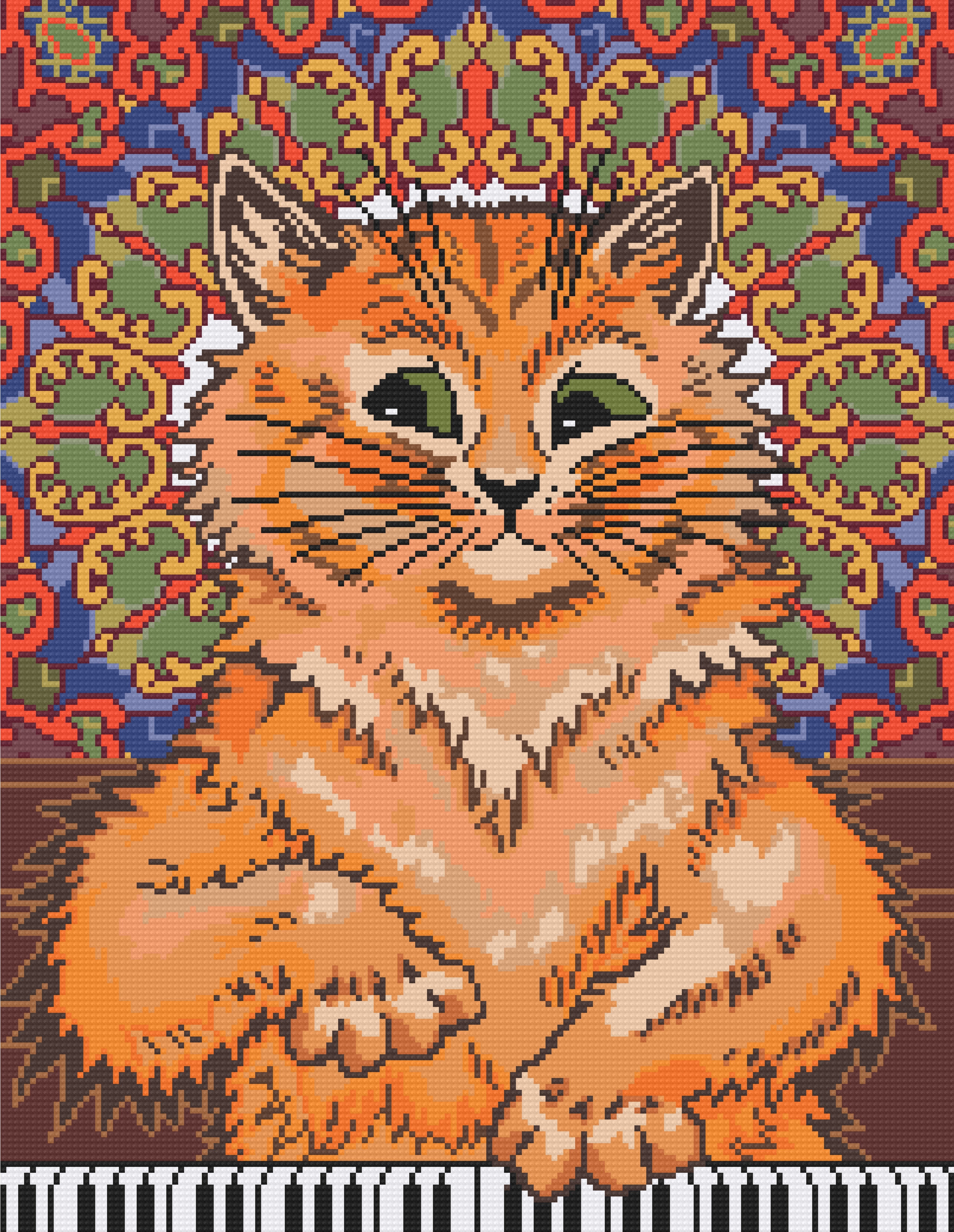 At the Piano by Annette Swartzmiller