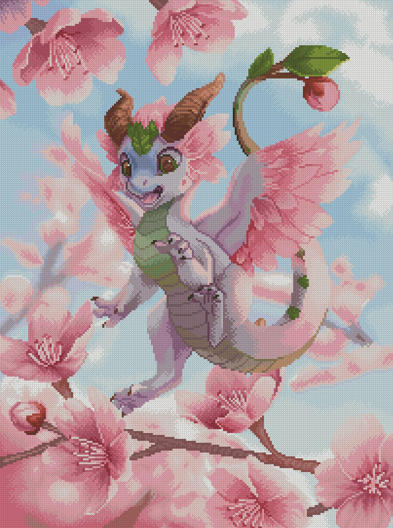 Cherry Blossom Dragon