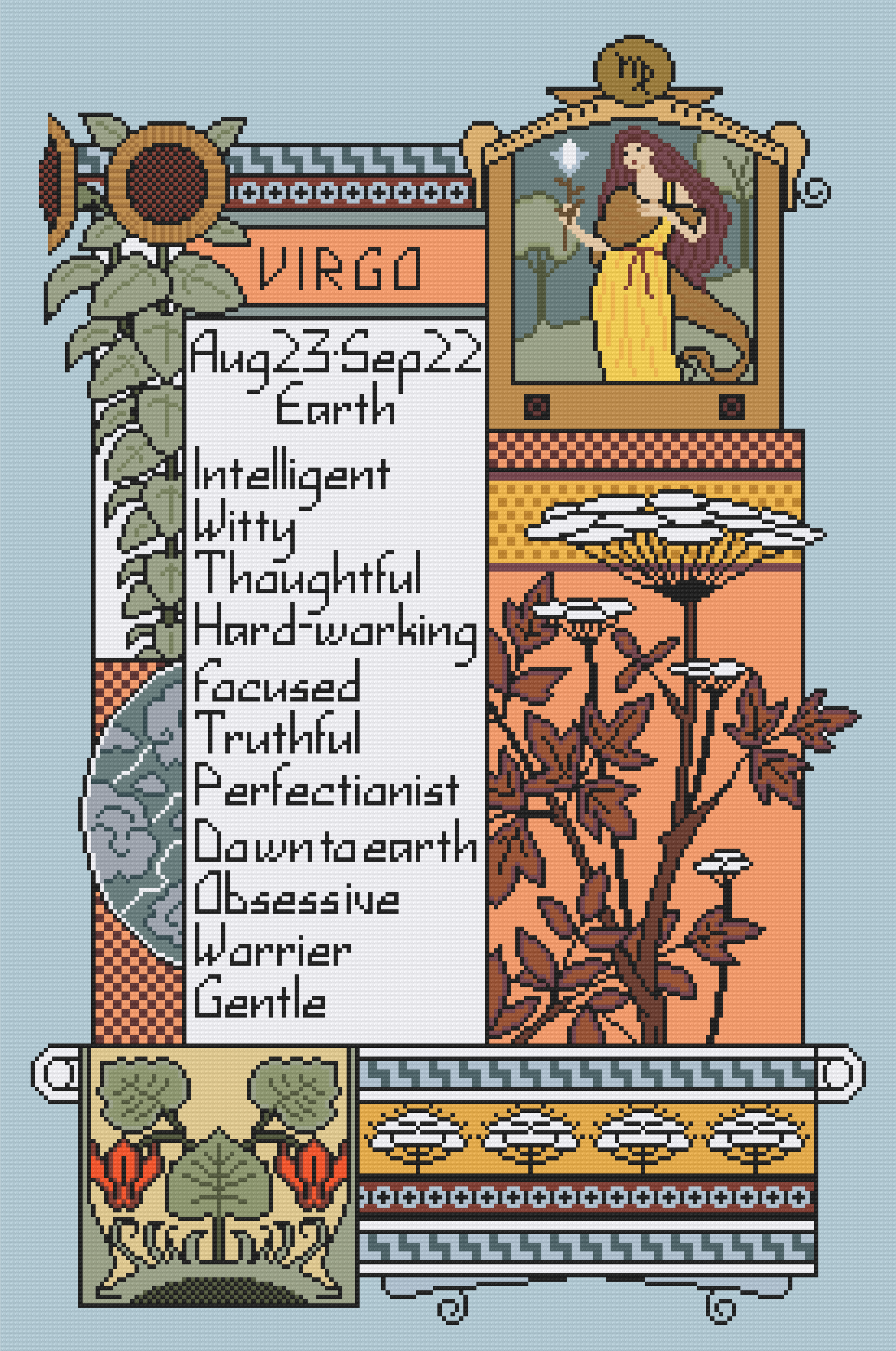 Virgo Tapestry