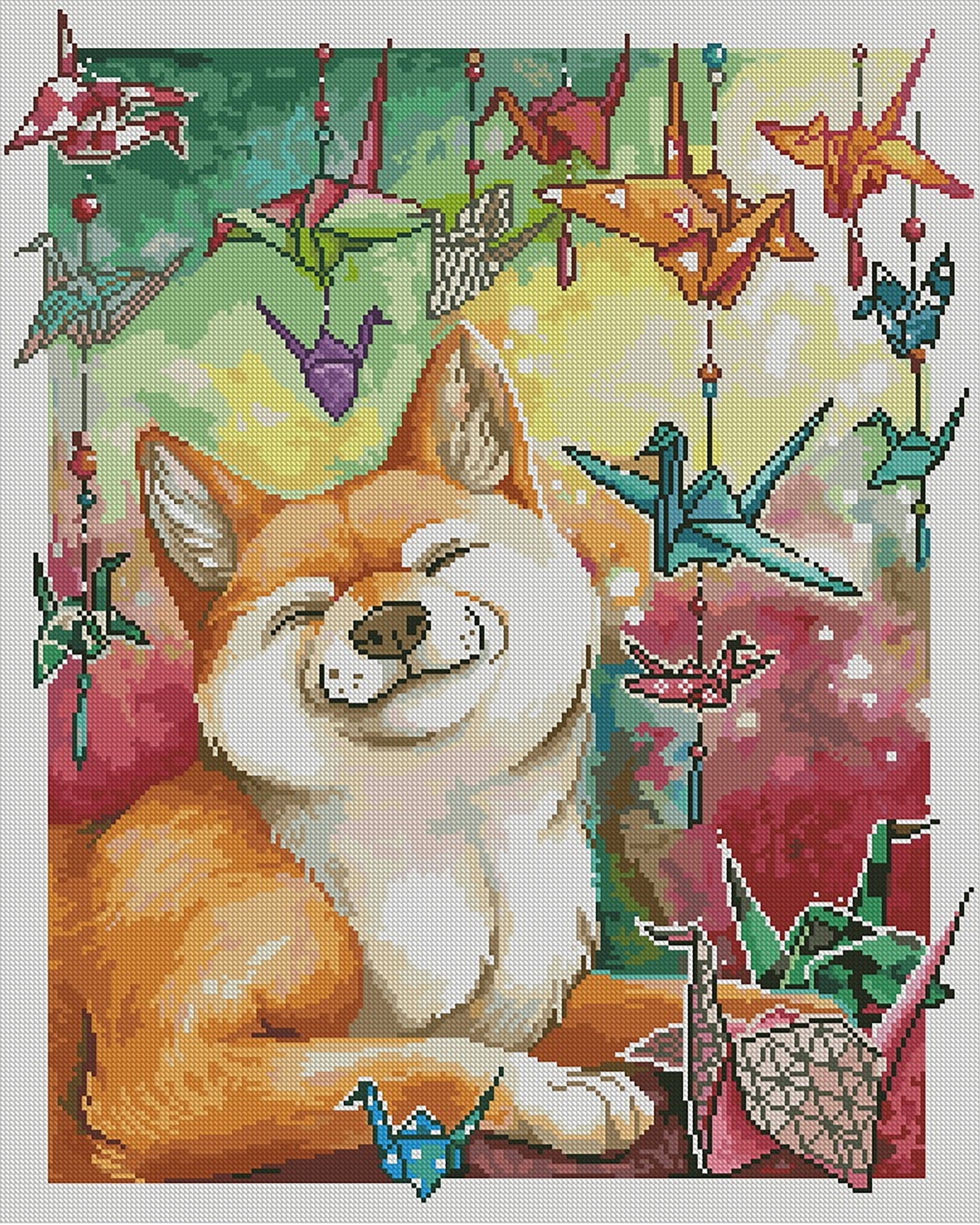 Shiba Inu Origami