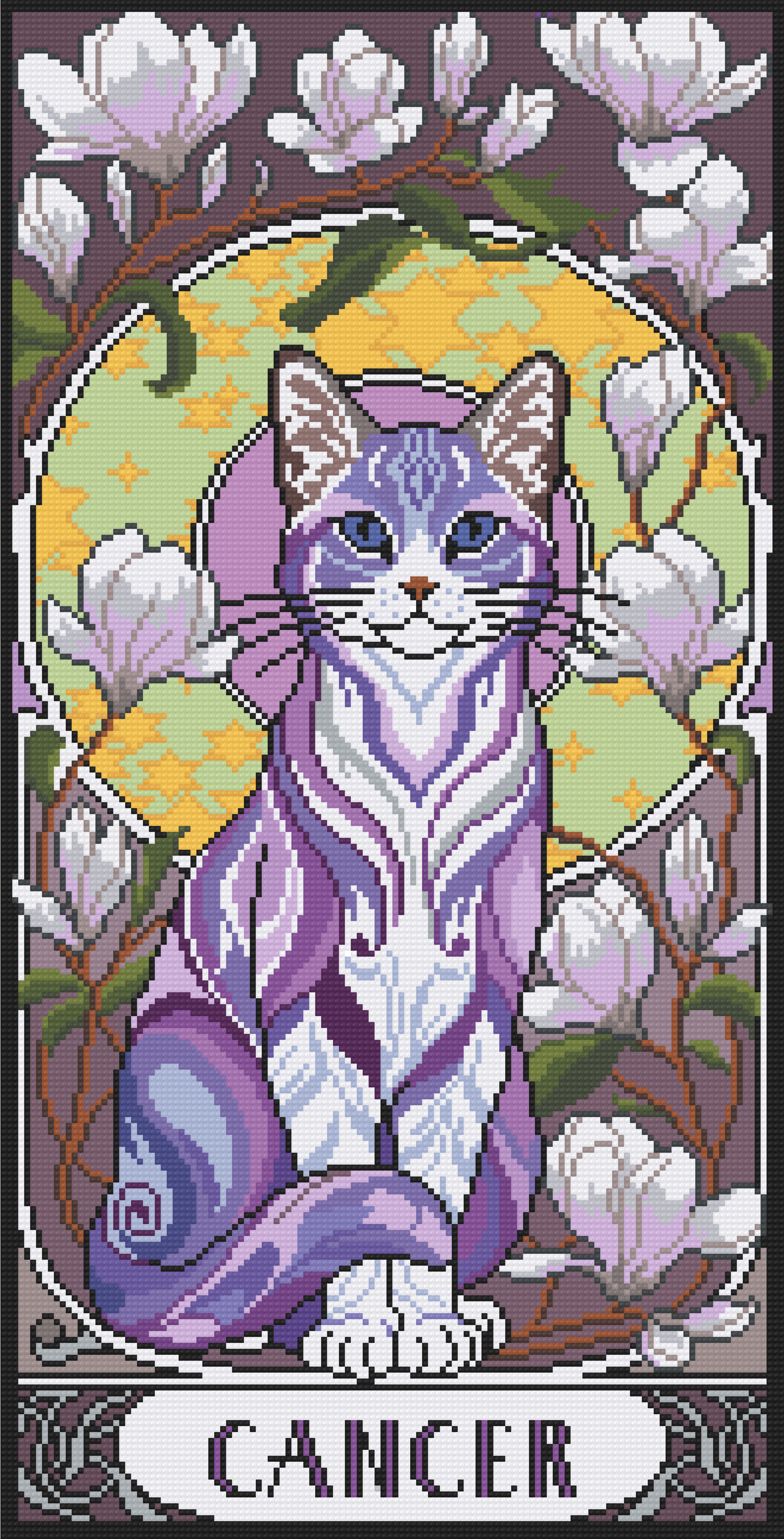 Cancer Zodiac Cat: The Moonlit Guardian