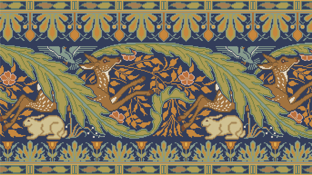 Deer And Rabbit Panel