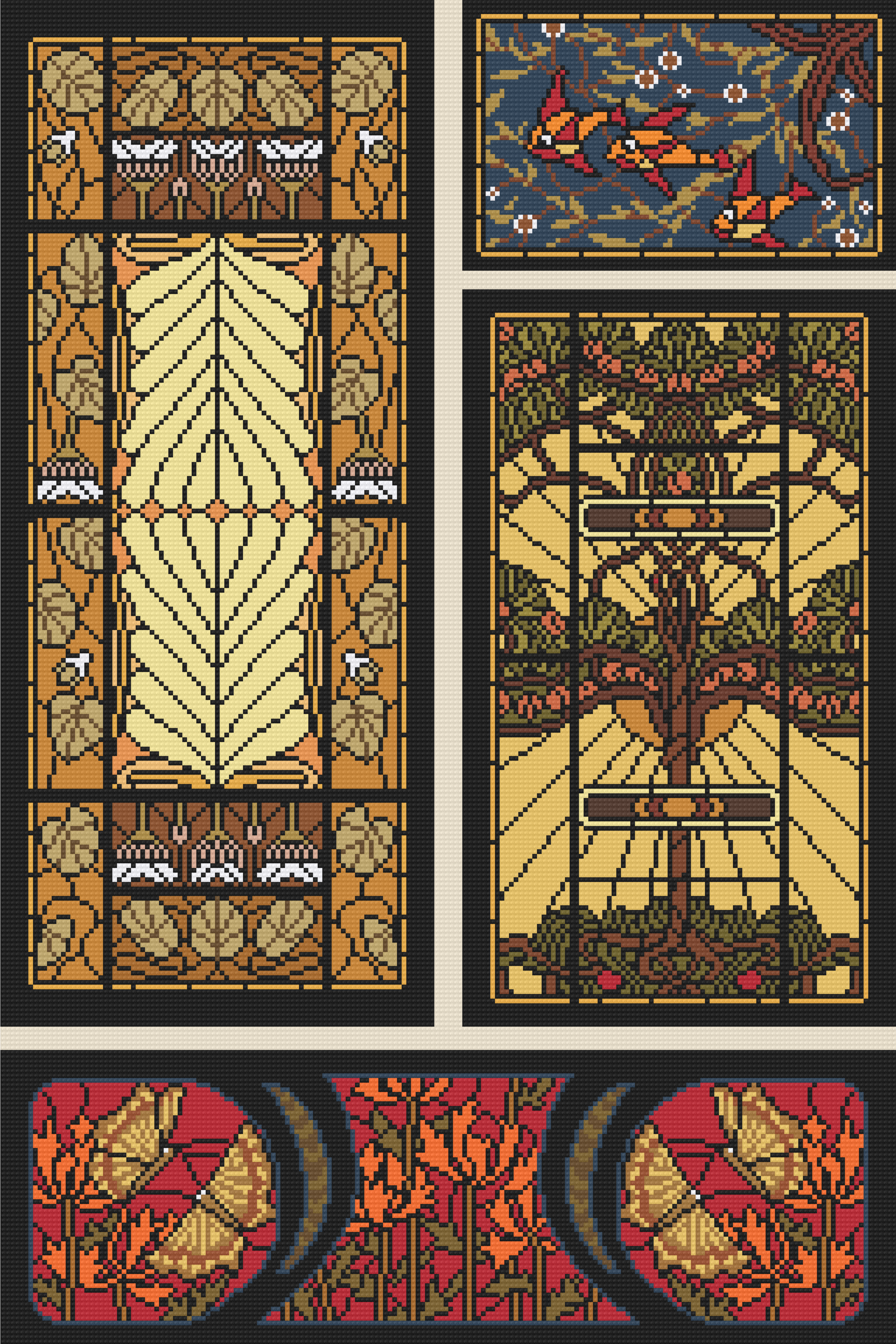 Butterflies in Amber Light