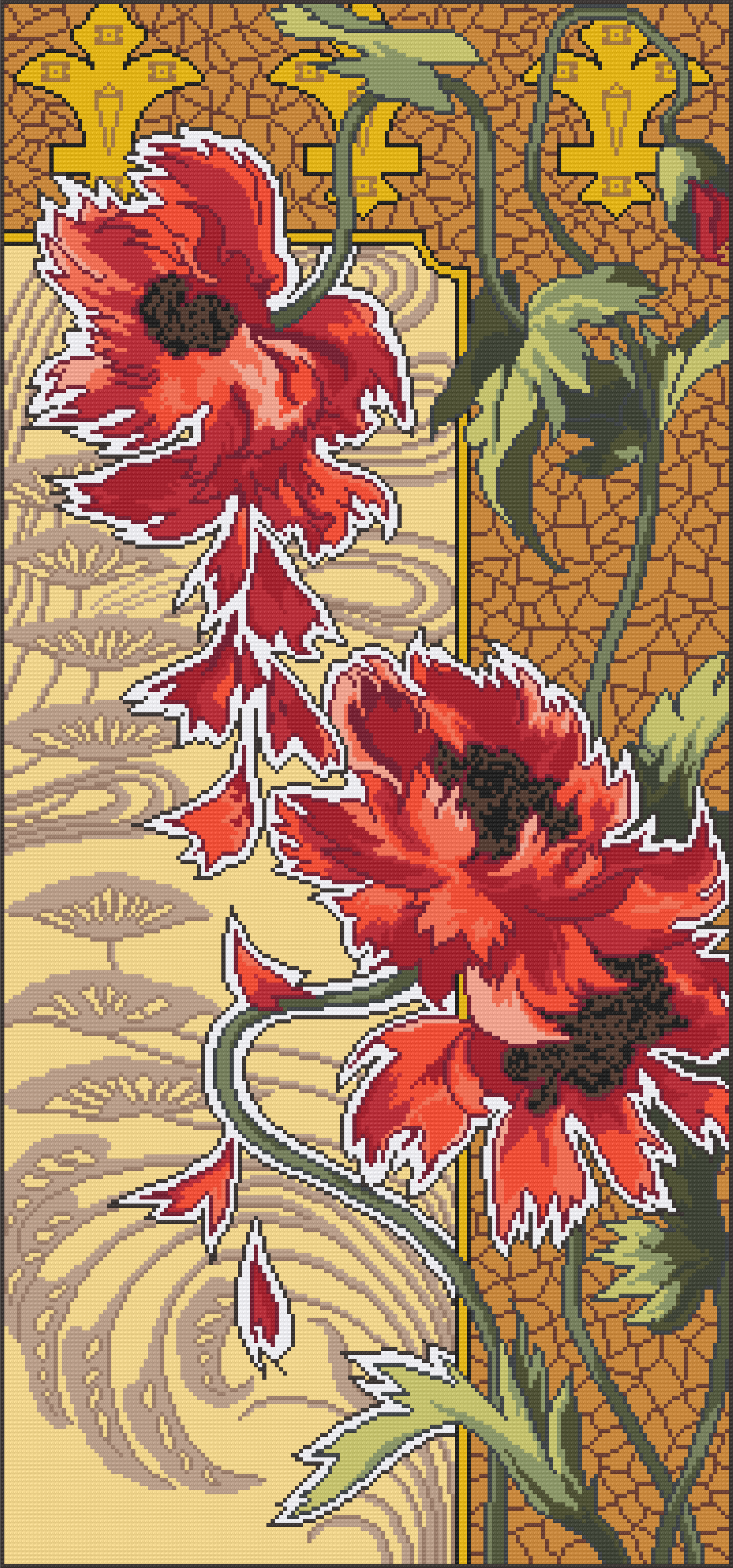 Chrysanthemum & Gold